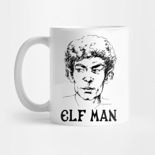 The Enigmatic Elf Man - Ink Cartoony Artwork Mug